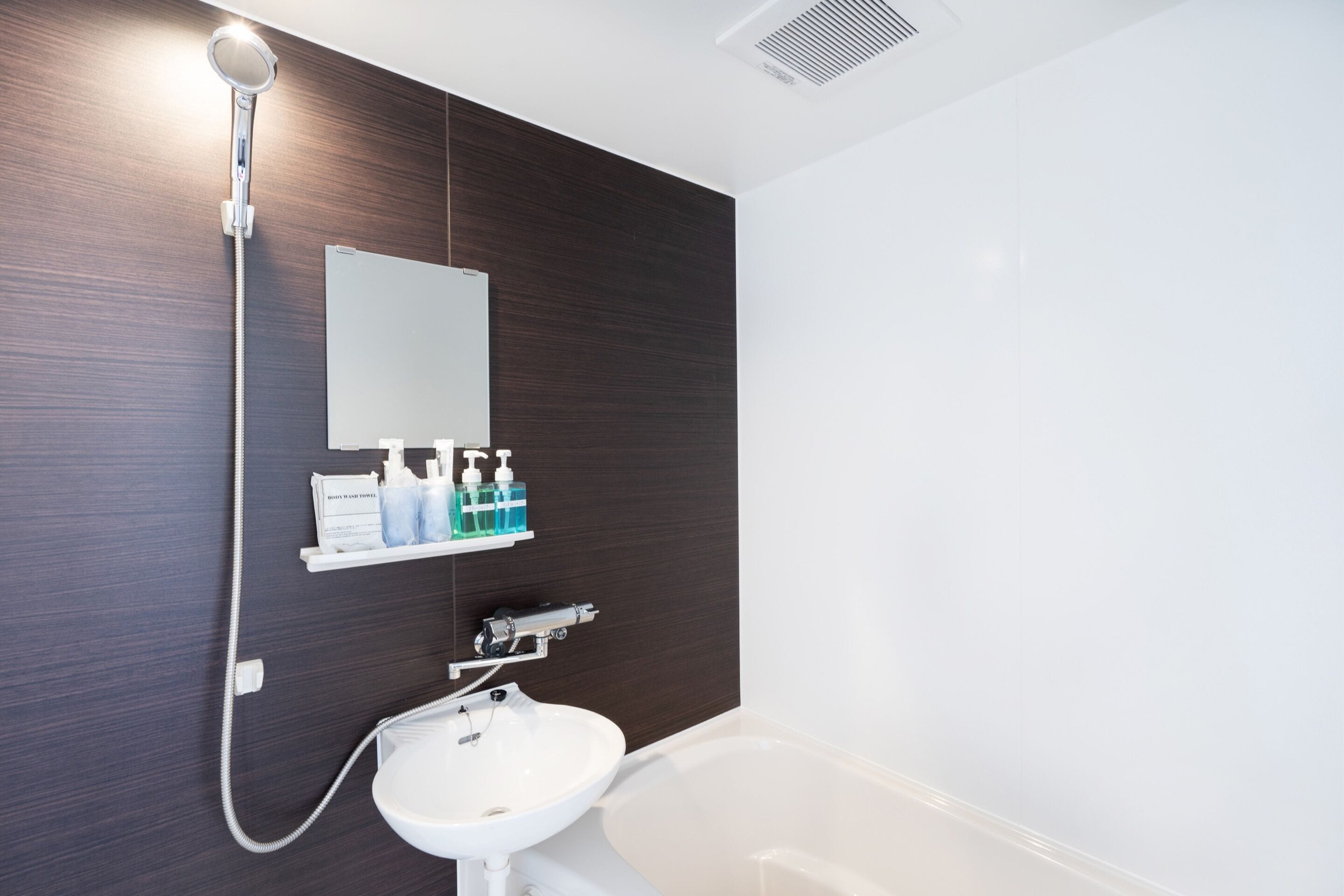 deluxe twin room, non smoking | bathroom | bathtub, towels