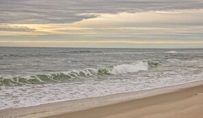 Beach nearby, sun-loungers