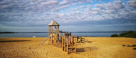 On the beach