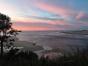 Beach - Panoramic Promontory: Bay View Beach House (Waldport)