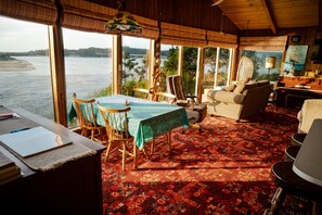 Televisor, llar de foc i llibres 