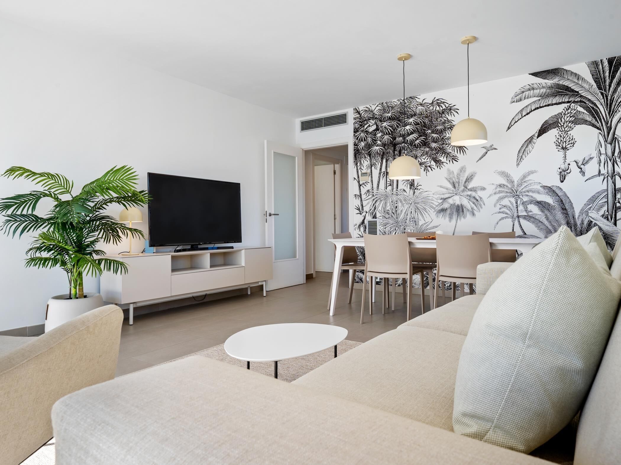 Una televisión, Netflix, servicios de streaming