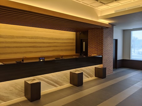 Reception. LA VISTA Furano Hills Hot Springs