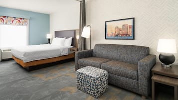 Studio Suite, 1 King Bed, Non Smoking | Living area | Flat-screen TV