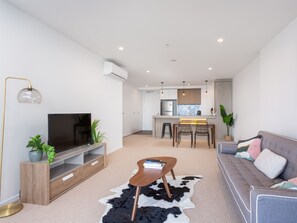 Living area - Premium Ocean View Apartment by Serain Residences (Broadbeach)