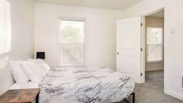 2 bedrooms, iron/ironing board, travel crib, WiFi