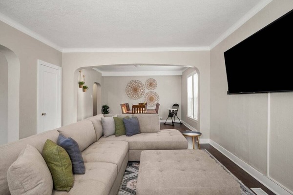 Living Room and Dining Room