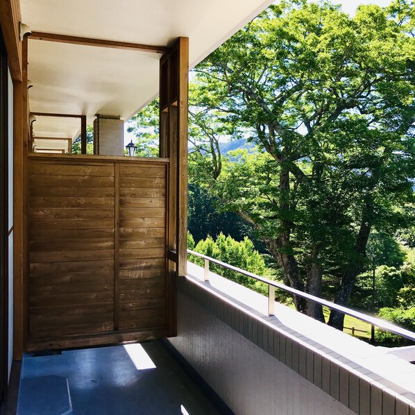 Japanese Style Room, Shared Bathroom, Mountain View | Balcony - Lake Side Nikko Hotel (Nikko)
