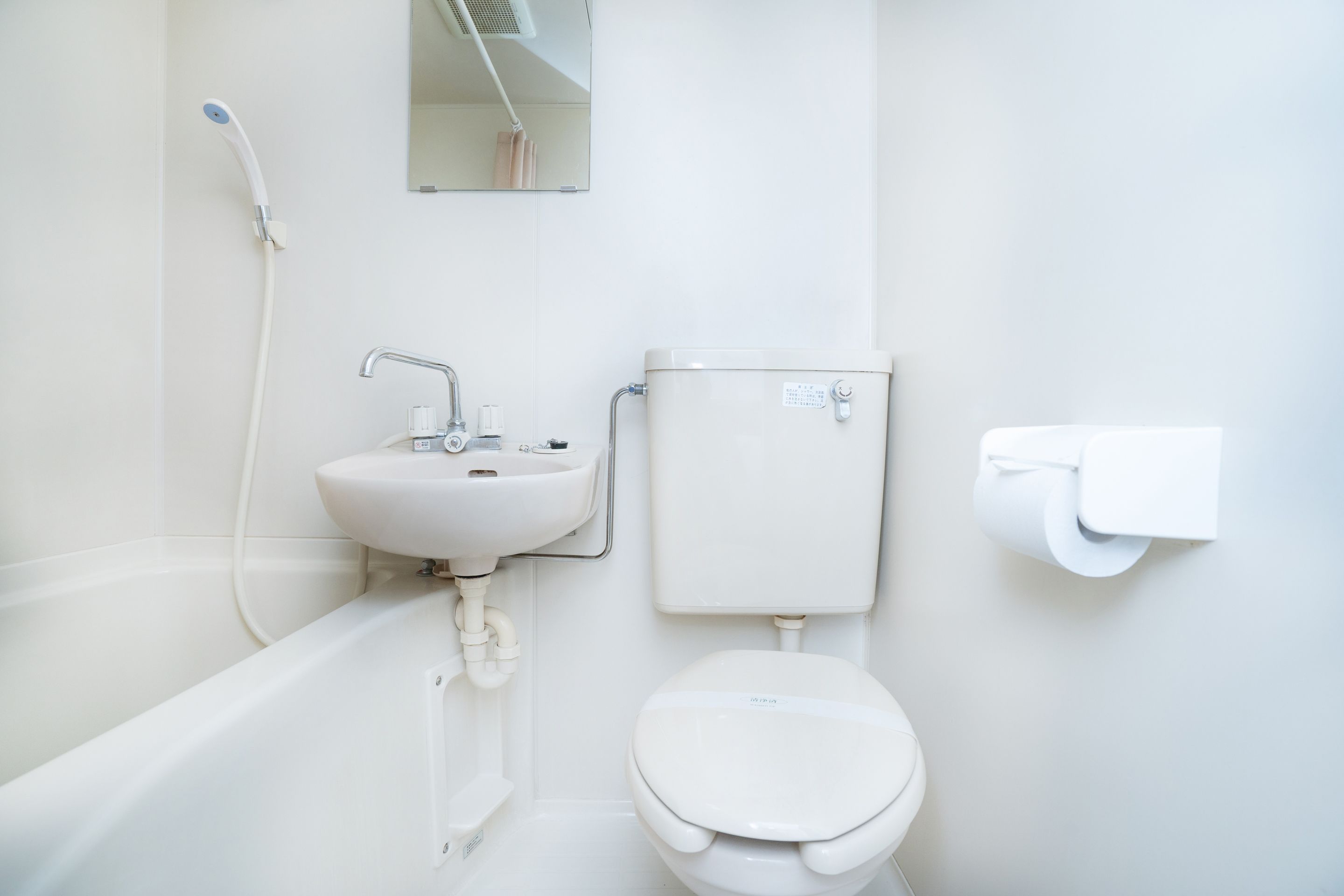 combined shower/bathtub, hair dryer, towels