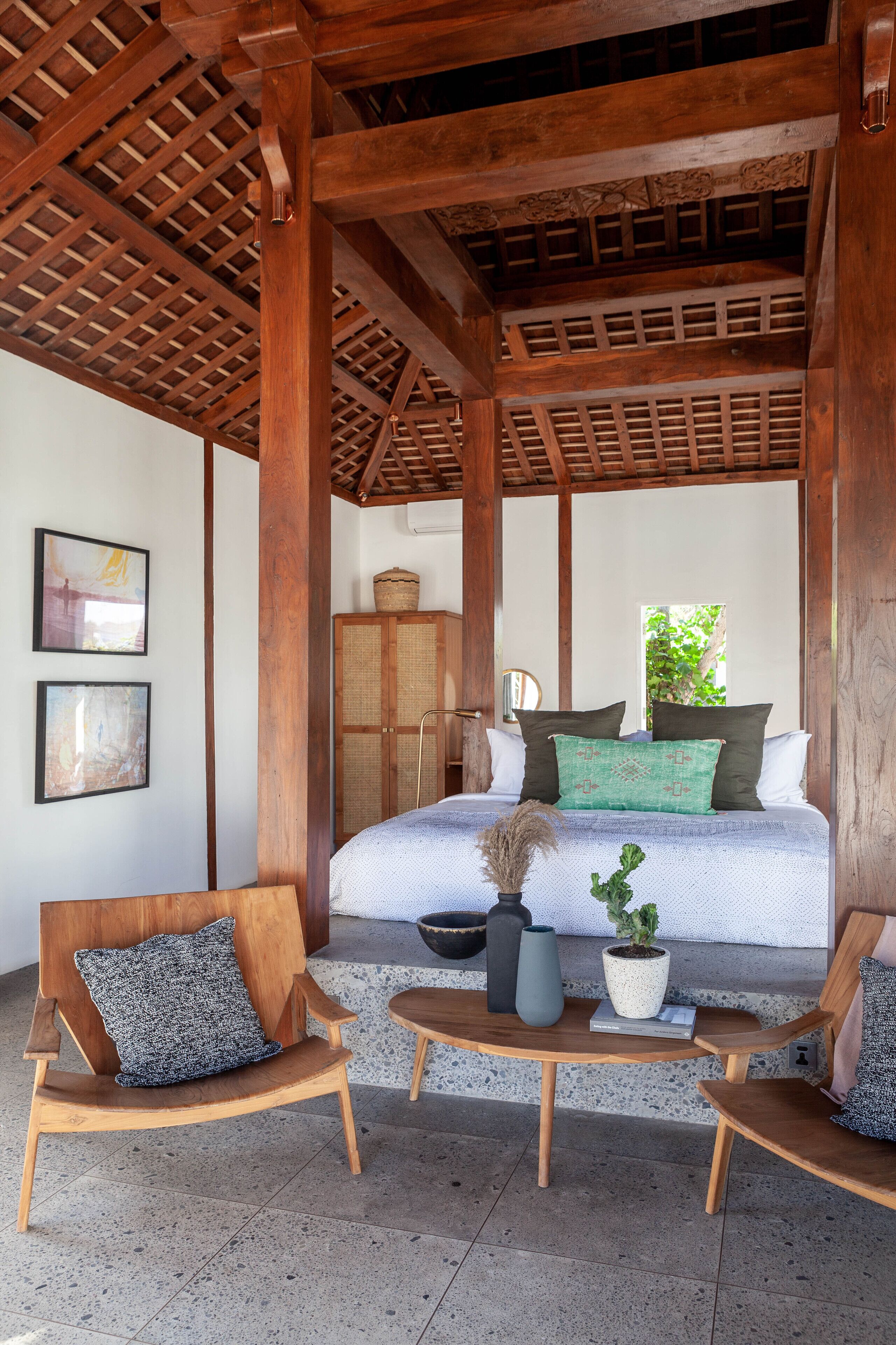 5 habitaciones, ropa de cama de alta calidad y decoración personalizada 