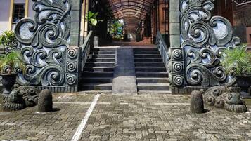 Interior entrance