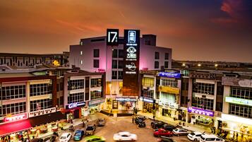 Front of property – evening/night