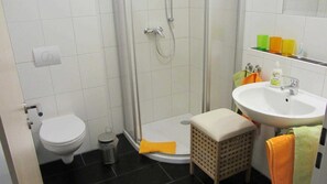Hair dryer, towels