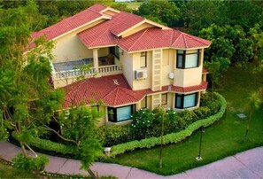 Fassade der Unterkunft