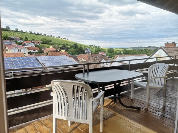 Outdoor dining - Apartment in the South Palatinate (Leinsweiler)