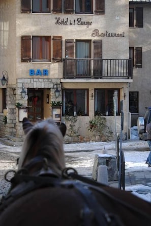 Voorkant van accommodatie