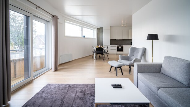 Apartment, 2 Bedrooms | Living area | Flat-screen TV - Nordic Host - The Hideaway (Tromsø)
