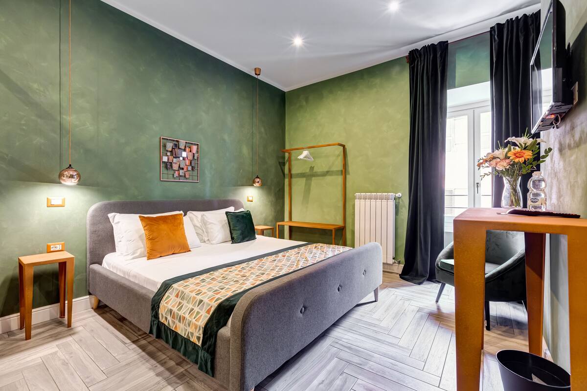 Suíte | Quartos à prova de som, Wi-Fi de cortesia, roupa de cama