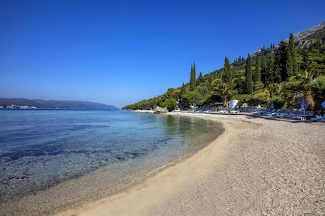 Beach nearby, beach bar. Orsan Maradiso Hotel by Aminess