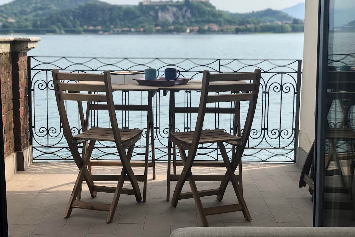 Deluxe appartement, meerdere bedden, balkon, uitzicht op meer (Stelladellago) | Uitzicht vanaf balkon