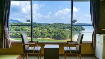 Japanese Style Room, No bathroom, Sea side, Non Smoking | Balcony view