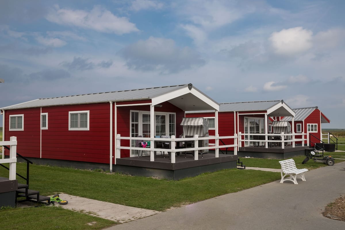 Superior-feriehus - privat badeværelse (Schwedenhaus ) | Udendørsområde