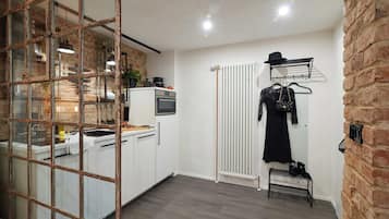 Appartement (August der Starke) | Dapur pribadi | Lemari es, microwave, kompor, dan mesin pencuci piring