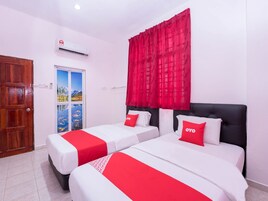 Deluxe Twin Room | Wi-fi percuma, cadar katil 