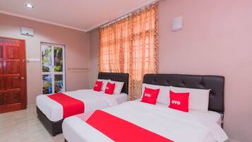 Free WiFi, bed sheets