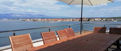 Apartemen, 6 kamar tidur, teras, pemandangan laut (A4) | Teras/patio