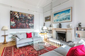 Apartment (2 Bedrooms) | Living area | TV - Pembridge Villas IV by Onefinestay (London)