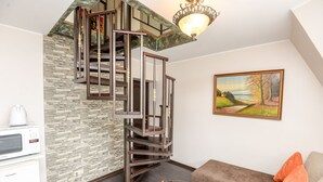 Chambre quadruple familiale | Accès au Wi-Fi (inclus), literie fournie