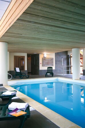 Indoor pool, a heated pool