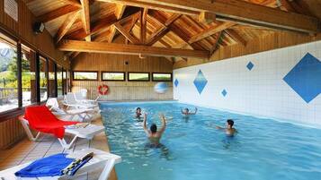 Indoor pool, a heated pool