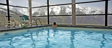 Piscine couverte, piscine chauffée