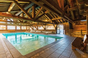 Indoor pool, a heated pool