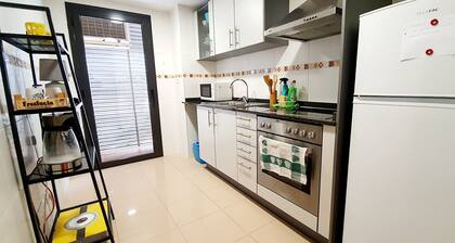 Warm Corner Apartment with Excellent Views and Location