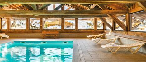 Indoor pool, a heated pool