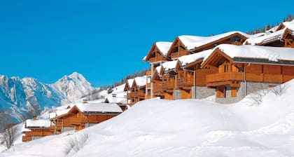 Chalet, wifi, piscine, terrasse, balcon, tĂ©lĂ©vision, casier Ă ski, 45mÂČ, Valmeinier