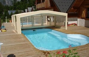 Indoor pool, a heated pool