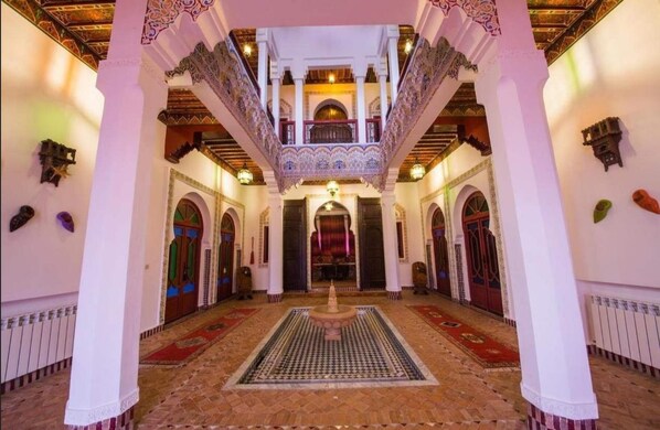 Interior entrance