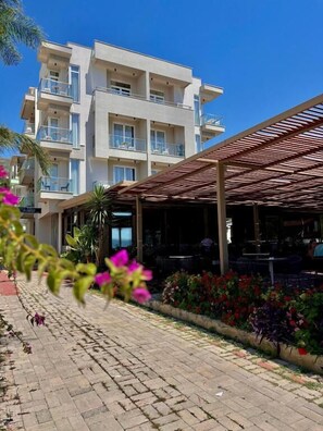 Voorkant van accommodatie