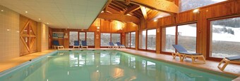 300m from resort center, fitness, swimming pool, balcony, tv, 32m², Val Cenis