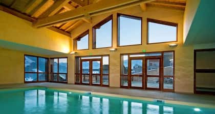 Fitness, piscina, terraza, balcón, tv, 55m², Les Saisies