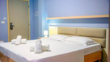 Quadruple Room, Balcony | In-room safe, desk, blackout curtains, free cots/infant beds