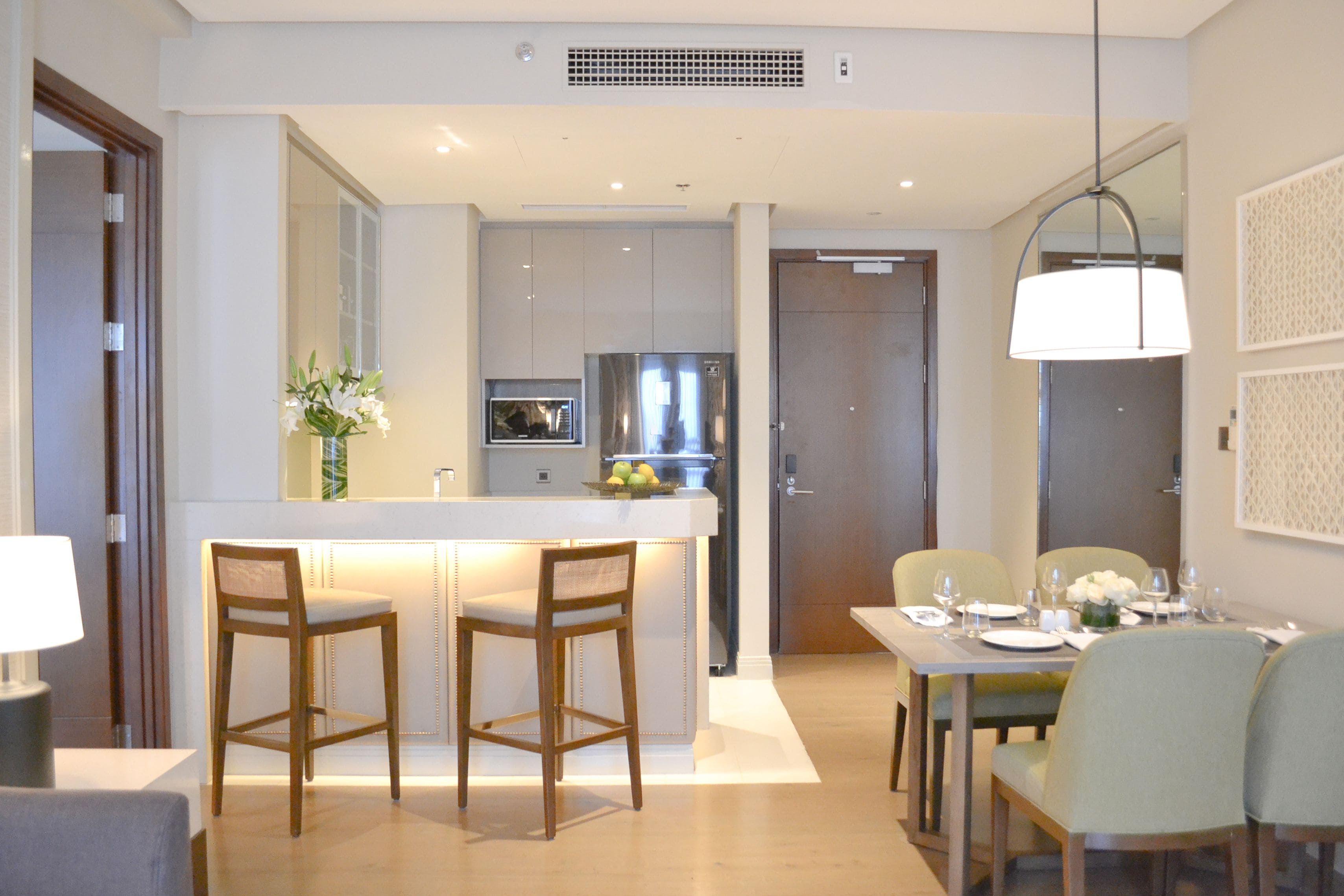 premium bedding, memory-foam beds, minibar, in-room safe