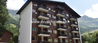 Appartment in a building in Zinal - 1 sofa bed (2 places - 160x200) in the living room - kitchen - 1