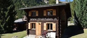 Individual chalet in Zinal - 1 bedroom with a double bed (160x190) - 1 bedroom with 2 beds - living