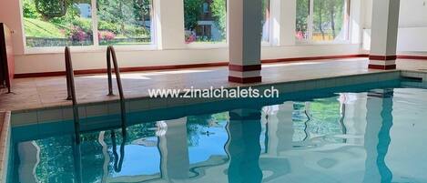 Indoor pool, a heated pool