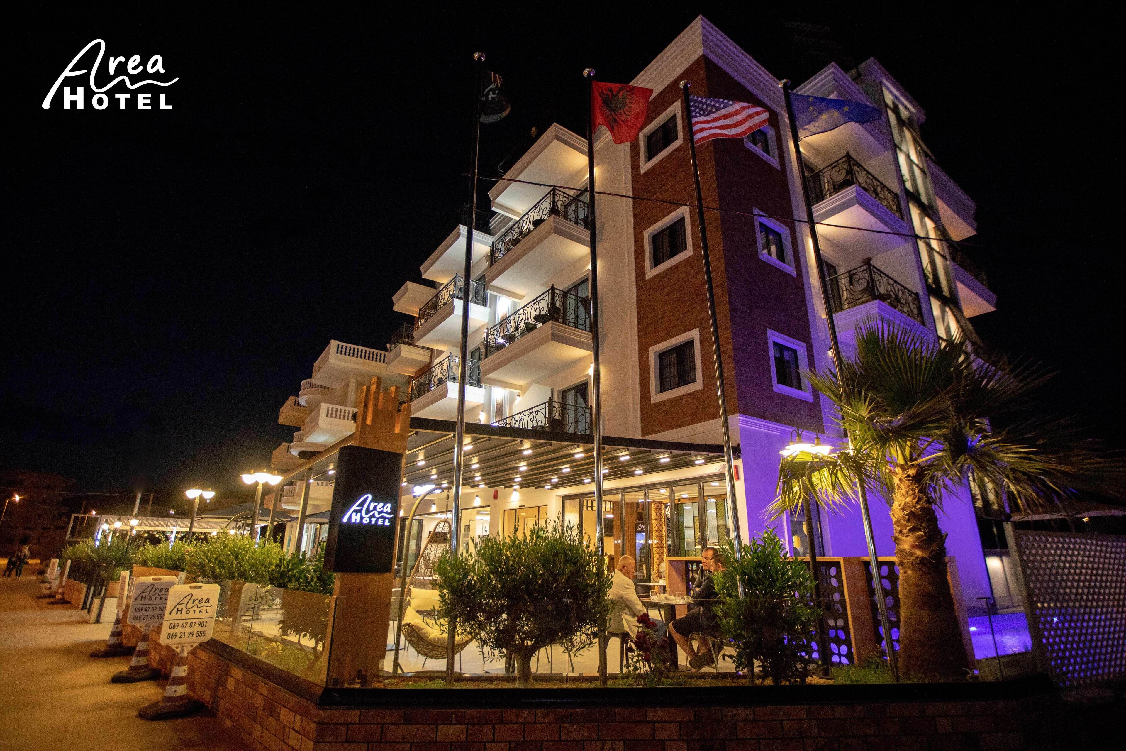 Front of property - evening/night